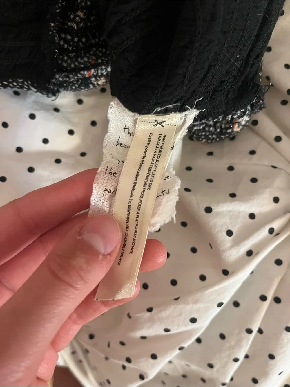 Free People Black Floral Bandana Crop Top with Pink & Green Accents